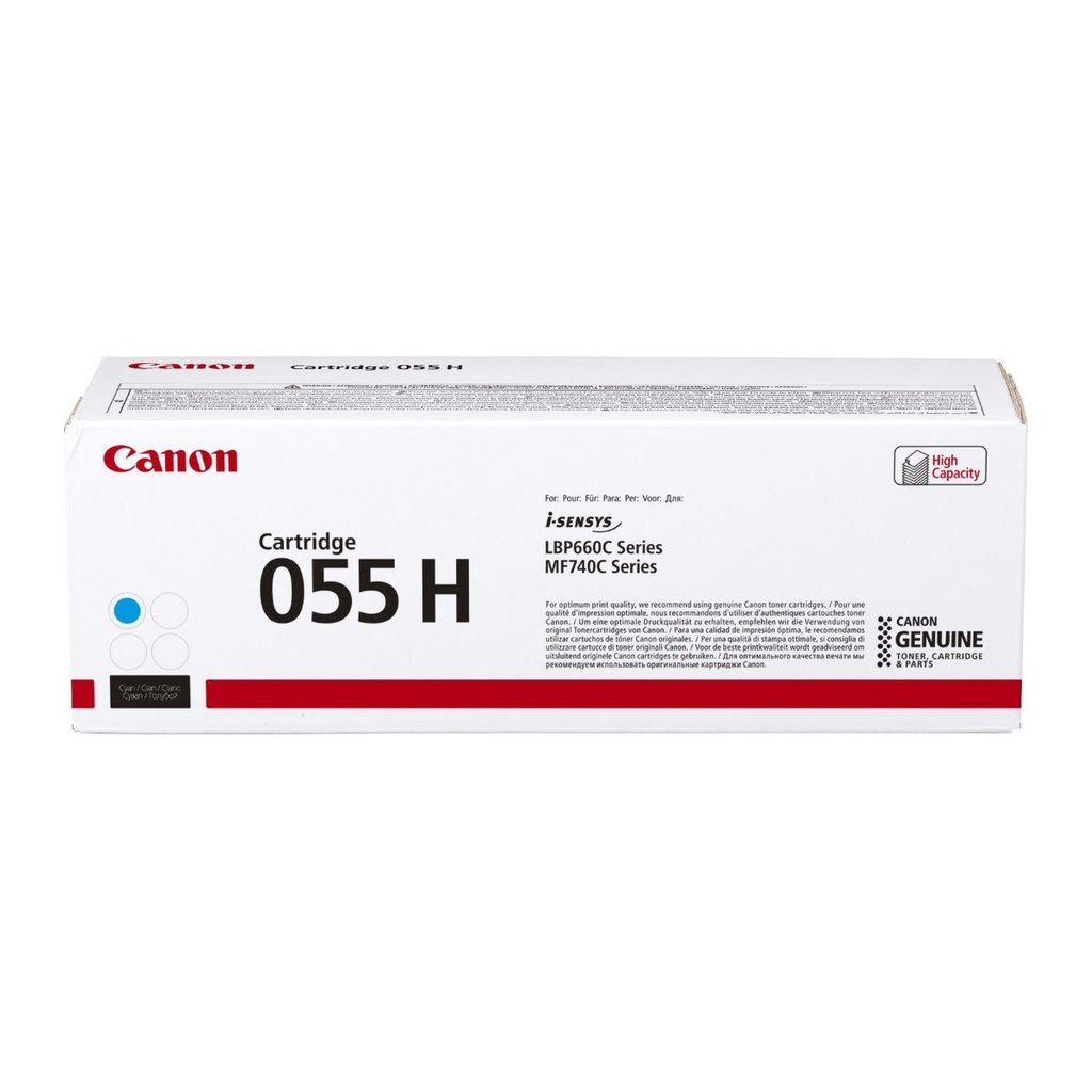 Original Canon 055H Cyan Toner Cartridge 3019C002